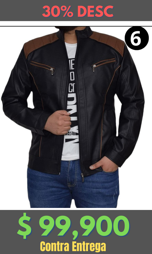Chaqueta Cuero Tex W16 Miel – Edición Limitada