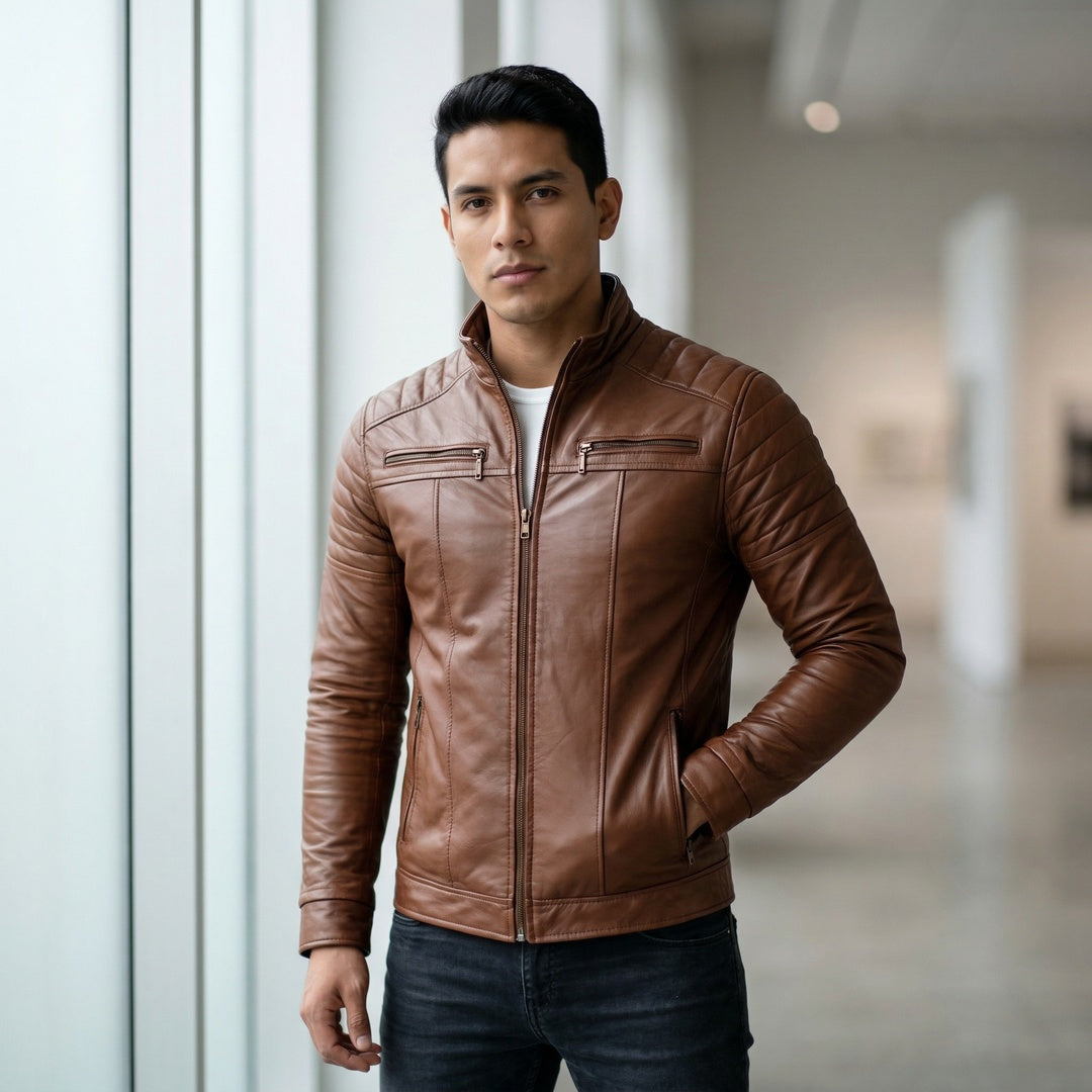 Chaqueta en Cuero Tex - Edición Exclusiva